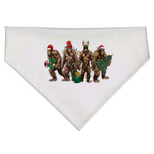 Sasquatch Christmas Holiday Season Xmas USA-Made Doggie Bandana