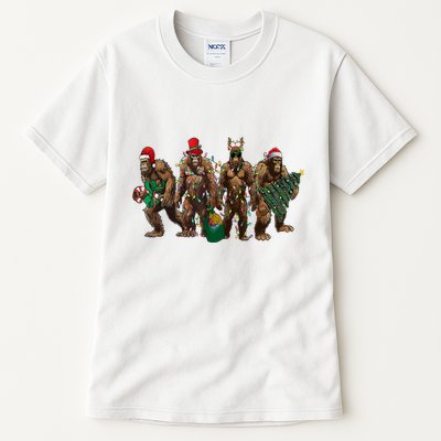 Sasquatch Christmas Holiday Season Xmas Tall T-Shirt