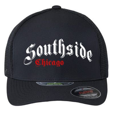 Southside Chicago Hometown Pride Classic Design Flexfit Unipanel Trucker Cap