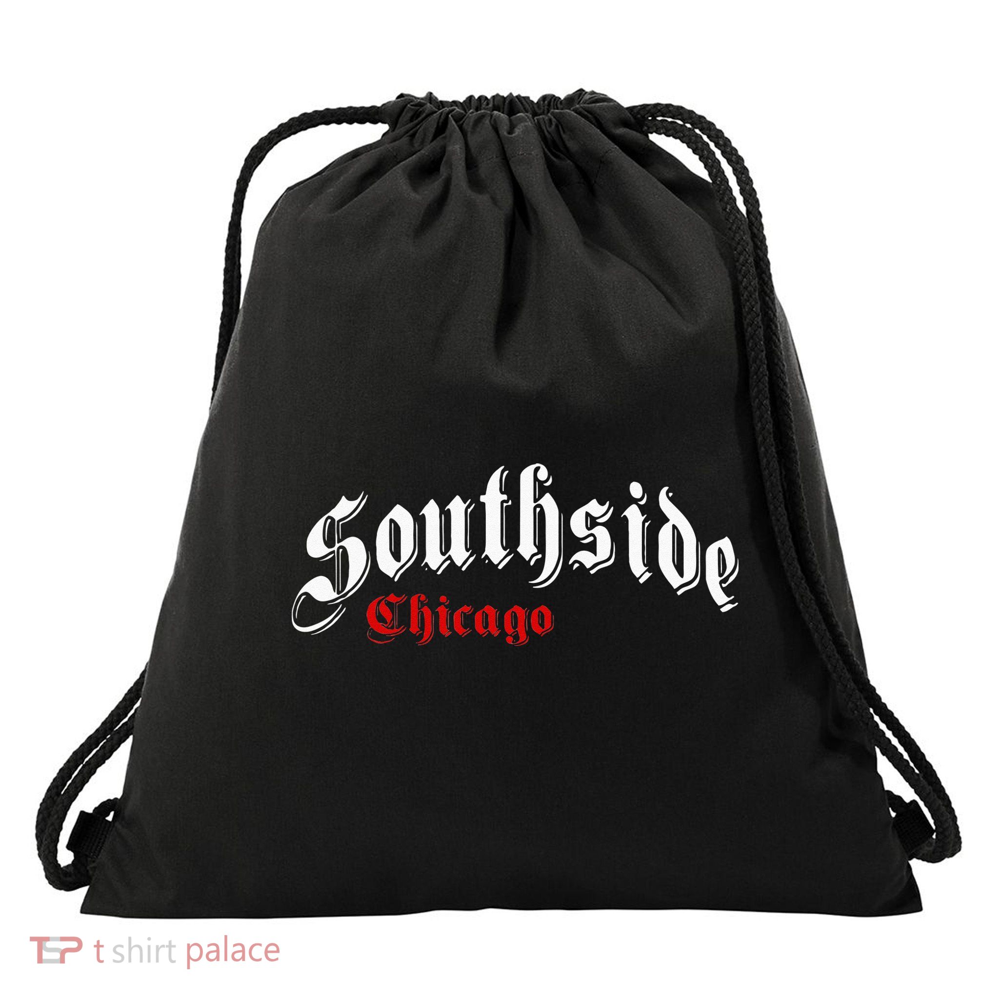 Southside Chicago Hometown Pride Classic Design Drawstring Bag