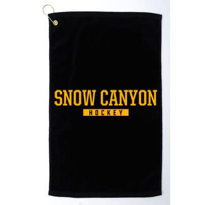 Snow Canyon High School Hockey Gift Platinum Collection Golf Towel