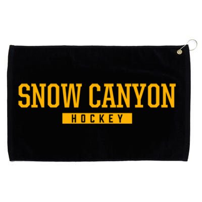 Snow Canyon High School Hockey Gift Grommeted Golf Towel