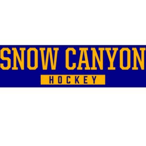 Snow Canyon High School Hockey Gift Bumper Sticker