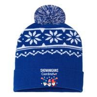 Shenanigans Coordinator Happy 4th Of July Gnomes Patriotic Gift USA-Made Snowflake Beanie