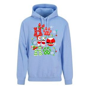 Santa Claus Ho Ho Ho Dog Paw Dog Mom Dad Christmas Pajama Gift Unisex Surf Hoodie