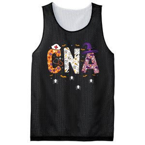 Spooky Cna Halloween Theme Mesh Reversible Basketball Jersey Tank