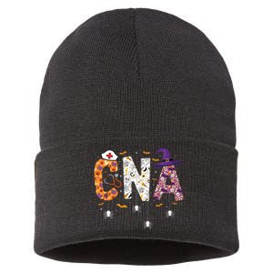 Spooky Cna Halloween Theme Sustainable Knit Beanie