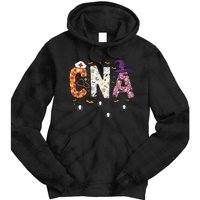 Spooky Cna Halloween Theme Tie Dye Hoodie