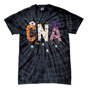 Spooky Cna Halloween Theme Tie-Dye T-Shirt