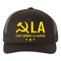 Stop Commiela Harris Stop Kamala Trump 2024 Commie La. Yupoong Adult 5-Panel Trucker Hat