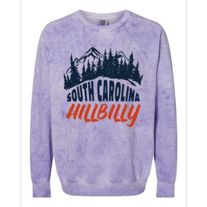 South Carolina Hillbilly Gift Colorblast Crewneck Sweatshirt