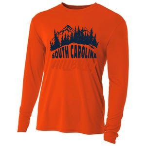 South Carolina Hillbilly Gift Cooling Performance Long Sleeve Crew