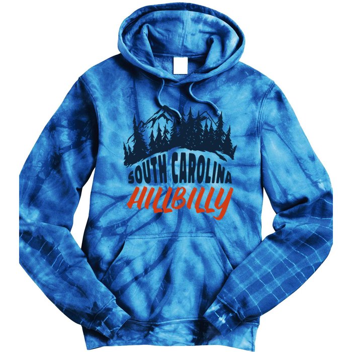 South Carolina Hillbilly Gift Tie Dye Hoodie