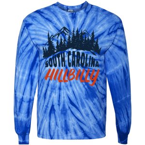 South Carolina Hillbilly Gift Tie-Dye Long Sleeve Shirt