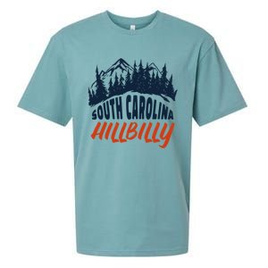 South Carolina Hillbilly Gift Sueded Cloud Jersey T-Shirt