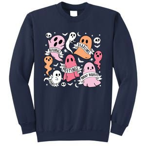 School Counselor Halloween Social Worker Ghost Psychologist Sweatshirt