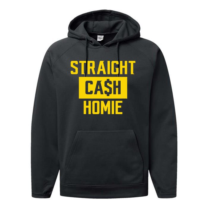 Straight Cash Homie Minnesota Football Fan Performance Fleece Hoodie