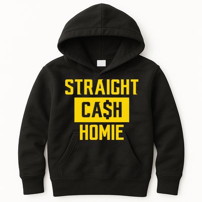 Straight Cash Homie Minnesota Football Fan Kids Hoodie