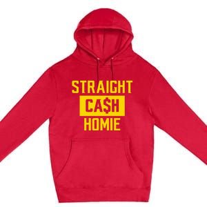 Straight Cash Homie Minnesota Football Fan Premium Pullover Hoodie