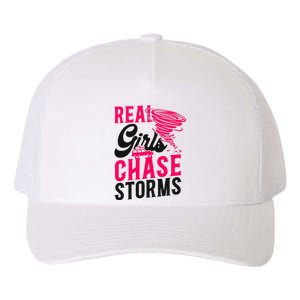 Storm Chaser Hurricane Meteorology Tornado Girl Real Yupoong Adult 5-Panel Trucker Hat