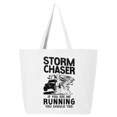 Storm Chaser Hurricane Meteorology Tornado Storm Chaser If 25L Jumbo Tote