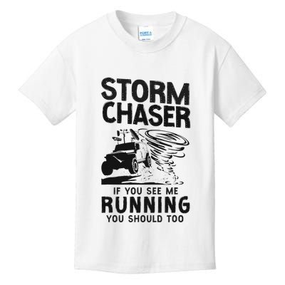 Storm Chaser Hurricane Meteorology Tornado Storm Chaser If Kids T-Shirt