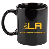 Stop Commiela Harris Stop Kamala Trump 2024 11oz C Handle Ceramic Mug