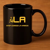 Stop Commiela Harris Stop Kamala Trump 2024 11oz C Handle Ceramic Mug