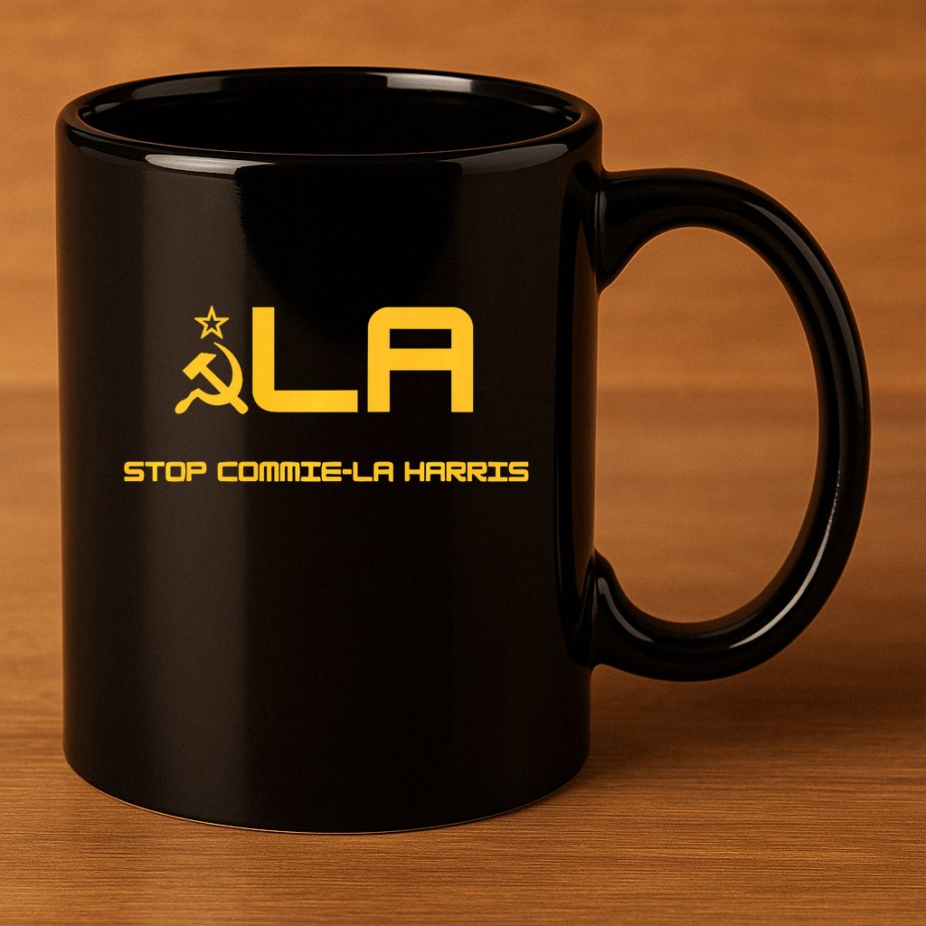 Stop Commiela Harris Stop Kamala Trump 2024 11oz C Handle Ceramic Mug