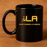 Stop Commiela Harris Stop Kamala Trump 2024 11oz C Handle Ceramic Mug