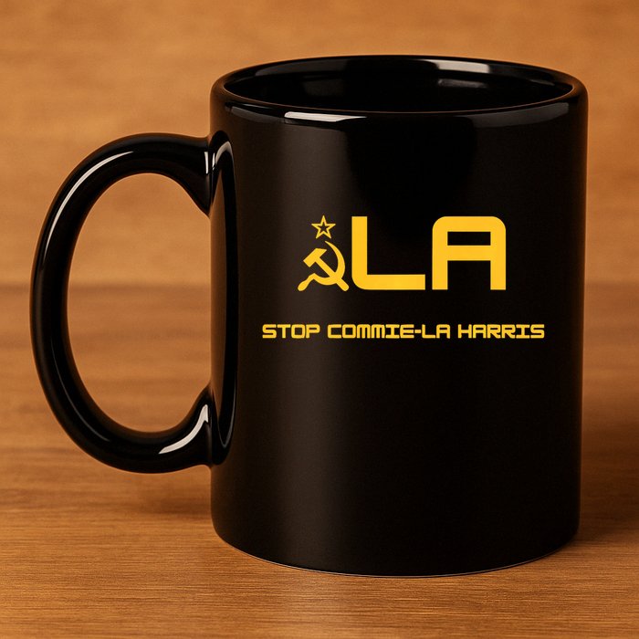 Stop Commiela Harris Stop Kamala Trump 2024 11oz C Handle Ceramic Mug
