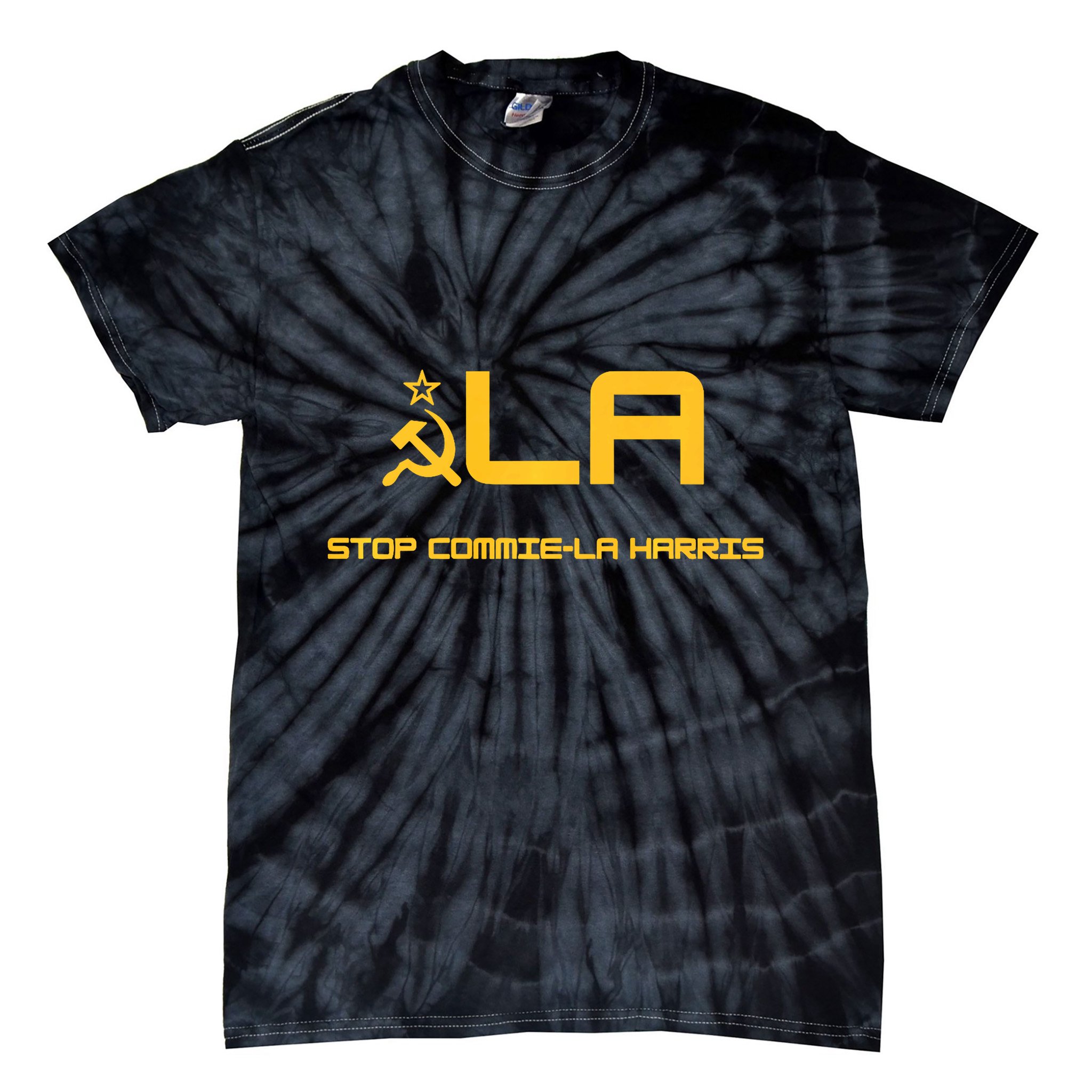 Stop Commiela Harris Stop Kamala Trump 2024 Tie-Dye T-Shirt