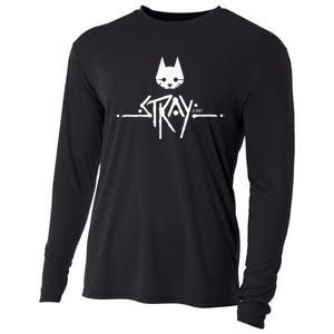 Stray Cat Head And Logo Cooling Performance Long Sleeve Crew