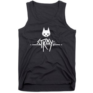 Stray Cat Head And Logo Tank Top