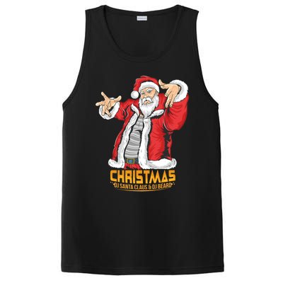 Santa Claus Hip Hop Dj Music Xmas Pajama Christmas Party Cute Gift PosiCharge Competitor Tank