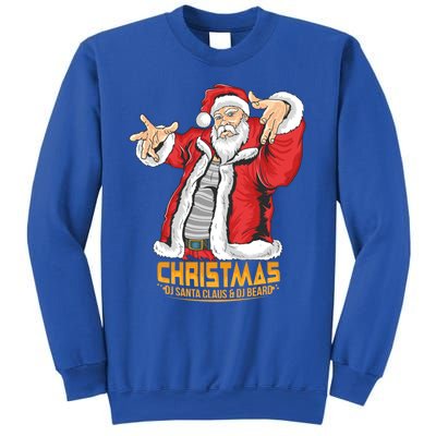 Santa Claus Hip Hop Dj Music Xmas Pajama Christmas Party Cute Gift Sweatshirt