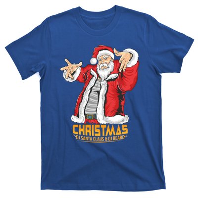 Santa Claus Hip Hop Dj Music Xmas Pajama Christmas Party Cute Gift T-Shirt