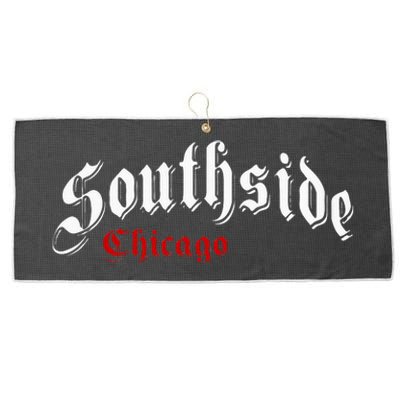 Southside Chicago Hometown Pride Classic Design Large Microfiber Waffle Golf Towel