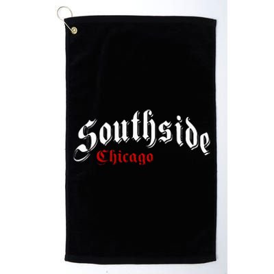 Southside Chicago Hometown Pride Classic Design Platinum Collection Golf Towel