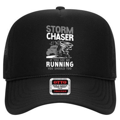 Storm Chaser Hurricane Meteorology Tornado Storm Chaser If Trucker Hat