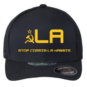 Stop Commiela Harris Stop Kamala Trump 2024 Flexfit Unipanel Trucker Cap