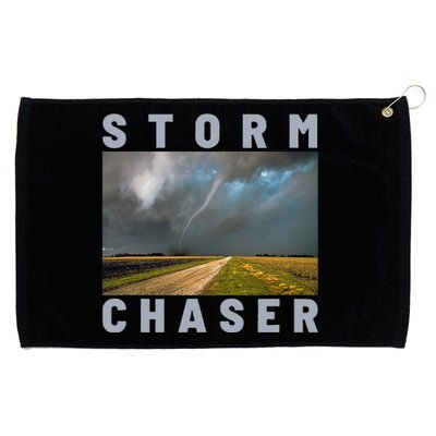 Storm Chaser Hurricane Tornado Picture Weather Meteorologist Grommeted Golf Towel