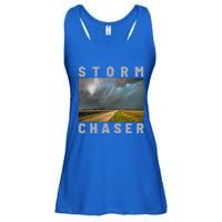 Storm Chaser Hurricane Tornado Picture Weather Meteorologist Ladies Essential Flowy Tank