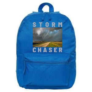 Storm Chaser Hurricane Tornado Picture Weather Meteorologist 16 in Basic Backpack