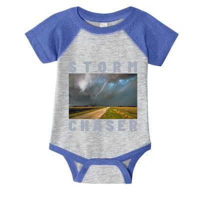 Storm Chaser Hurricane Tornado Picture Weather Meteorologist Infant Baby Jersey Bodysuit