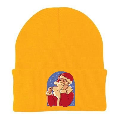 Santa Claus Hot Coco Christmas Holiday Knit Cap Winter Beanie