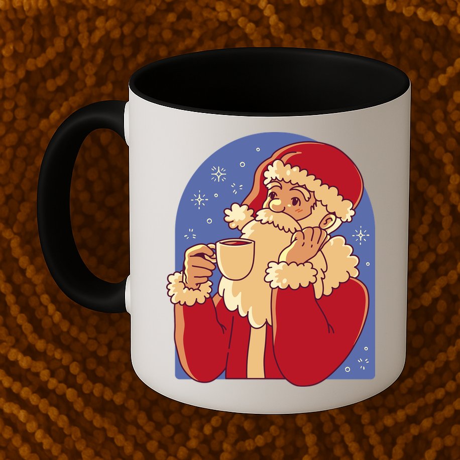 Santa Claus Hot Coco Christmas Holiday Mug
