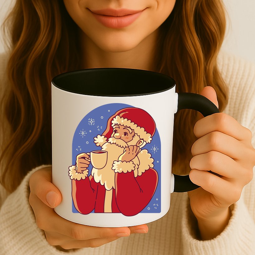 Santa Claus Hot Coco Christmas Holiday Mug