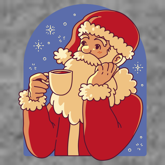 Santa Claus Hot Coco Christmas Holiday Premium T-Shirt