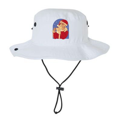 Santa Claus Hot Coco Christmas Holiday Legacy Cool Fit Booney Bucket Hat